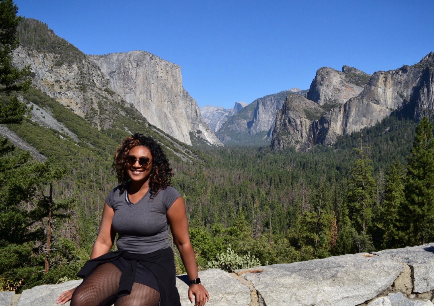 Madoree at a mountain overlook